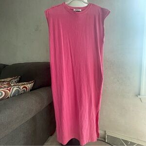 Pink T Shirt Dress